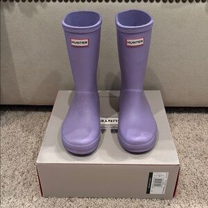 Hunter Lavender Waterproof Boots